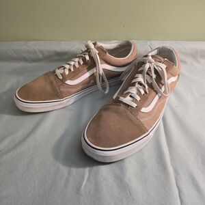 Classic Vans Size Mens Size 13 Womens Size 11 Tan Light Brown Old Skool Lace up